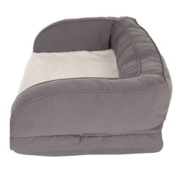 Cama ortopédica gris para perros | Memory foam y confort