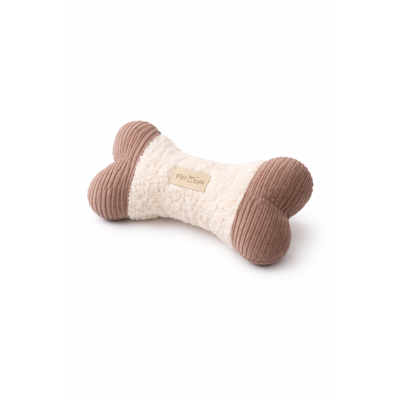 Peluche Hueso Pipo & Trufa | Suave, Resistente y Elegante